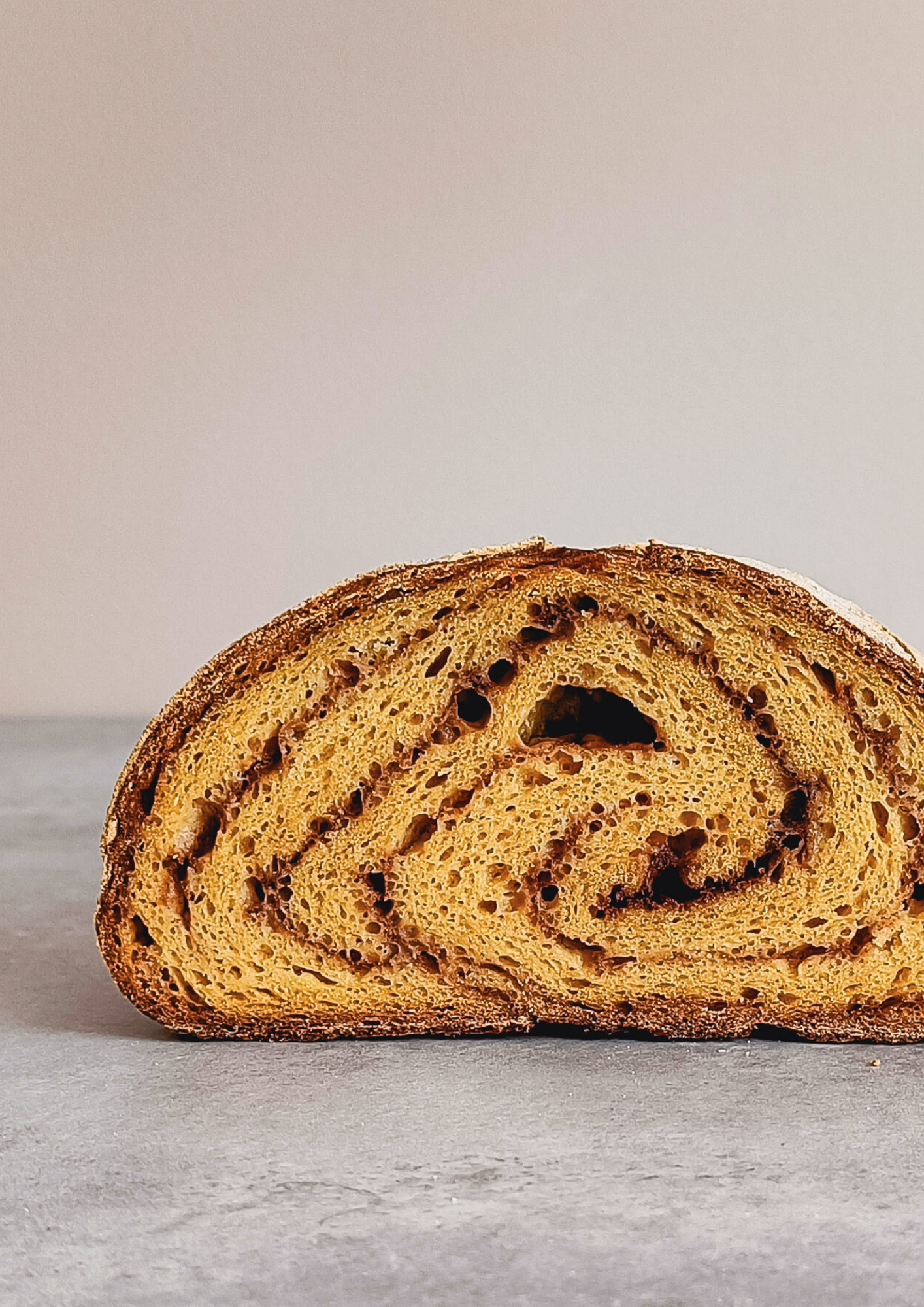 Pumpkin Cinnamon Swirl Sourdough